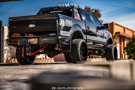1 2014 F 150 Ford Bds Suspension Lift 7in Arkon Off Road Cleopatra Black