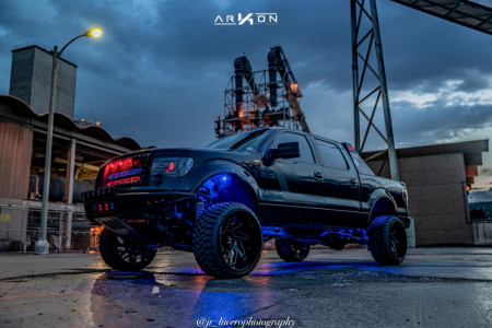 1 2014 F 150 Ford Bds Suspension Lift 7in Arkon Off Road Cleopatra Black
