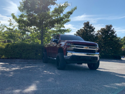 2019 Chevrolet Silverado 1500 - 22x12 -51mm - ARKON OFF-ROAD Cleopatra - Suspension Lift 6" - 35" x 12.5"