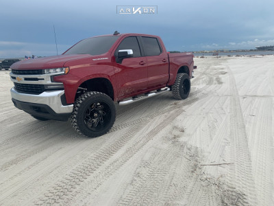1 2019 Silverado 1500 Chevrolet Bds Suspension Lift 6in Arkon Off Road Cleopatra Black