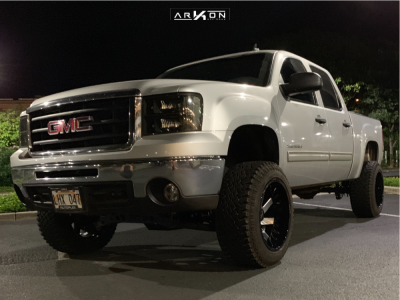 2011 GMC Sierra 1500 - 20x12 -51mm - ARKON OFF-ROAD Lincoln - Suspension Lift 6" - 33" x 12.5"