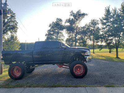 1 2016 3500 Ram Bulletproof Suspension Lift 12in Arkon Off Road Crown Series Victory Red