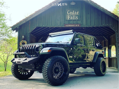 2018 Jeep Wrangler - 22x12 -51mm - ARKON OFF-ROAD Alexander - Suspension Lift 3.5" - 35" x 12.5"
