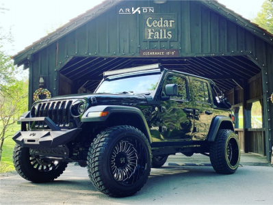 1 2018 Wrangler Jeep Rough Country Suspension Lift 35in Arkon Off Road Alexander Black