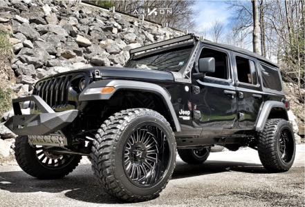 1 2018 Wrangler Jeep Rough Country Suspension Lift 35in Arkon Off Road Alexander Black