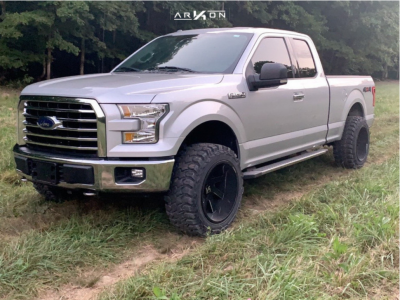 2015 Ford F-150 - 20x12 -51mm - ARKON OFF-ROAD Lincoln - Leveling Kit - 33" x 12.5"