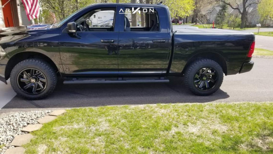 1 2018 1500 Ram Stock Leveling Kit Arkon Off Road Lincoln Machined Black