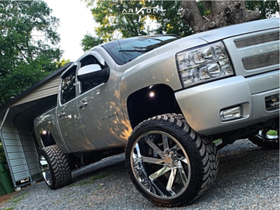 2010 Chevrolet Silverado 1500 - 24x14 -81mm - ARKON OFF-ROAD Lincoln - Suspension Lift 7.5" - 35" x 13.5"