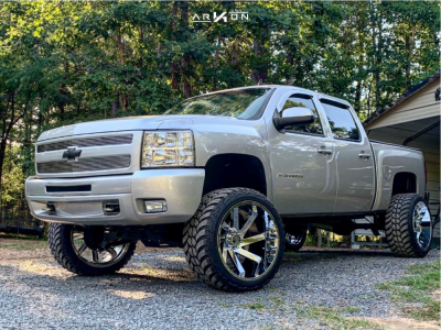 1 2010 Silverado 1500 Chevrolet Rough Country Suspension Lift 75in Arkon Off Road Lincoln Chrome
