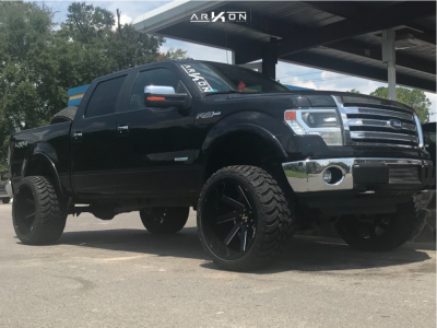 1 2013 F 150 Ford Rough Country Suspension Lift 6in Arkon Off Road Lincoln Black