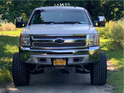 1 2013 Silverado 1500 Chevrolet Mcgaughys Suspension Lift 9in Arkon Off Road Lincoln Chrome
