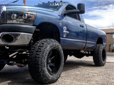 1 2006 Ram 2500 Dodge Rough Country Suspension Lift 6in Arkon Off Road Lincoln Black