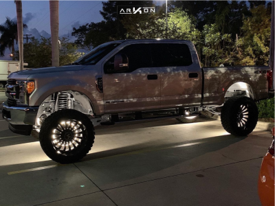 1 2017 F 250 Super Duty Ford Rbp Suspension Lift 6in Arkon Off Road Alexander Black