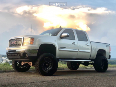 1 2009 Sierra 1500 Gmc Mcgaughys Suspension Lift 10in Arkon Off Road Crown Series Victory Black