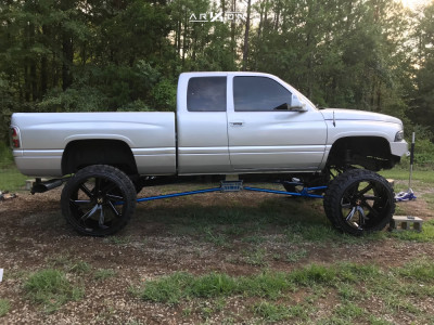 1 1998 Ram 1500 Dodge Top Gun Customz Lifted 12in Arkon Off Road Lincoln Black