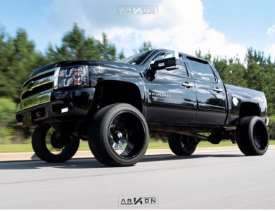 1 2008 Silverado 1500 Hd Chevrolet Bds Suspension Lift 85in Arkon Off Road Lincoln Black
