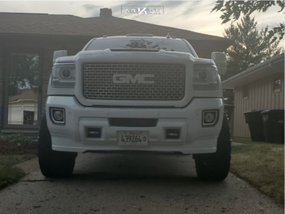 1 2017 Sierra 2500 Hd Gmc Fabtech Suspension Lift 4in Arkon Off Road Lincoln Black