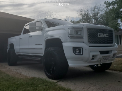 1 2017 Sierra 2500 Hd Gmc Fabtech Suspension Lift 4in Arkon Off Road Lincoln Black