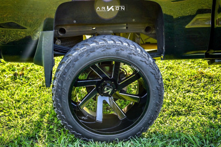 1 2014 Silverado 1500 Chevrolet Mcgaughys Suspension Lift 9in Arkon Off Road Lincoln Black