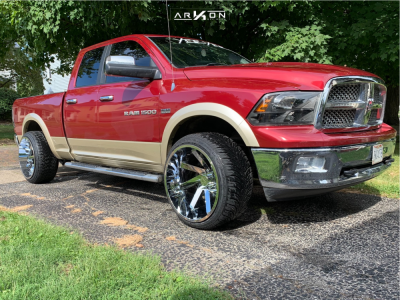 2011 Ram 1500 - 24x14 -81mm - ARKON OFF-ROAD Lincoln - Leveling Kit - 305/35R24