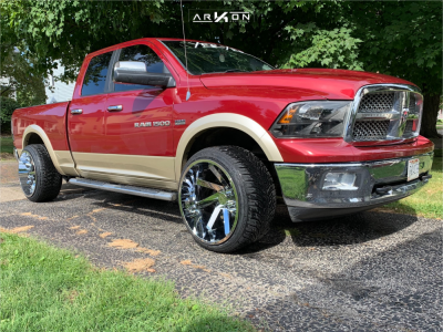 1 2011 1500 Ram Top Gun Customz Leveling Kit Arkon Off Road Lincoln Chrome