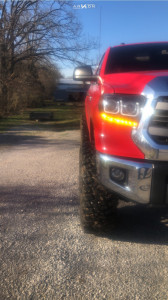 1 2015 Tundra Toyota Rough Country Suspension Lift 6in Arkon Off Road Cleopatra Black