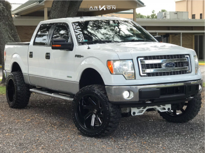 2014 Ford F-150 - 22x12 -51mm - ARKON OFF-ROAD Lincoln - Suspension Lift 6" - 35" x 12.5"