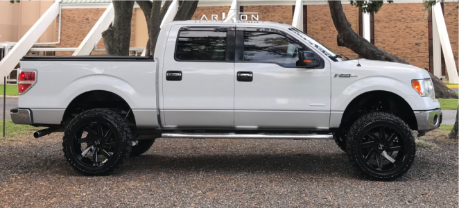 1 2014 F 150 Ford Rough Country Suspension Lift 6in Arkon Off Road Lincoln Black