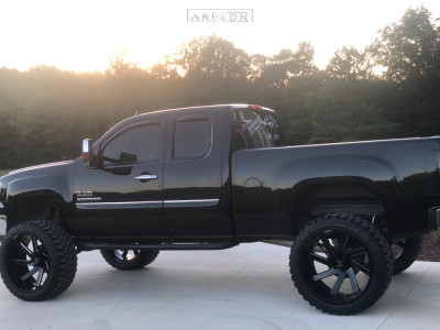 1 2011 Sierra 1500 Gmc Rough Country Suspension Lift 8in Arkon Off Road Lincoln Black