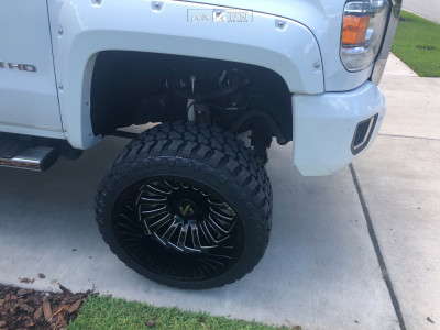 1 2015 Sierra 2500 Hd Gmc Fabtech Suspension Lift 6in Arkon Off Road Alexander Black