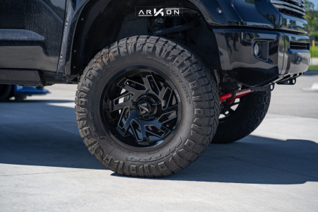 1 2015 Tundra Toyota Readylift Suspension Lift 8in Arkon Off Road Cleopatra Black