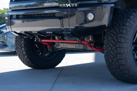 1 2015 Tundra Toyota Readylift Suspension Lift 8in Arkon Off Road Cleopatra Black
