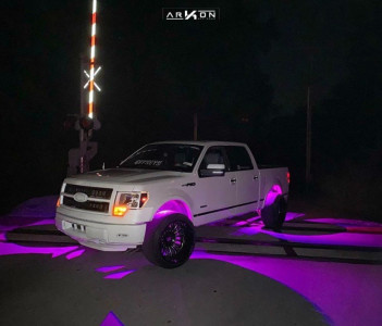 1 2012 F 150 Ford Stock Level 2in Drop Rear Arkon Off Road Alexander Black