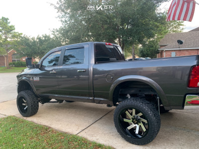 1 2018 2500 Ram Bds Suspension Lift 6in Arkon Off Road Lincoln Machined Black