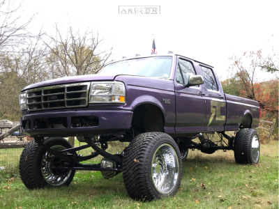 1 1996 F 350 Ford Custom Suspension Lift 12in Arkon Off Road Crown Series Victory Chrome