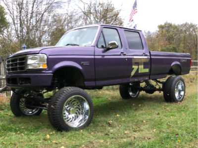 1 1996 F 350 Ford Custom Suspension Lift 12in Arkon Off Road Crown Series Victory Chrome