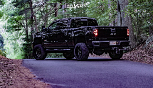 1 2017 Silverado 2500 Hd Chevrolet Rough Country Suspension Lift 35in Arkon Off Road Alexander Black