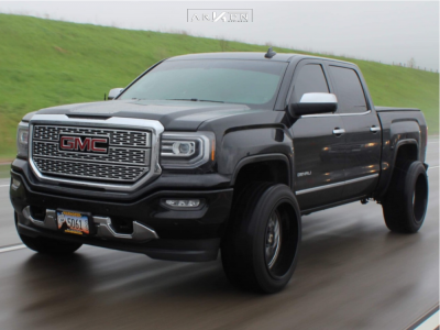 1 2016 Sierra 1500 Gmc Rough Country Leveling Kit Arkon Off Road Crown Series Victory Machined Black