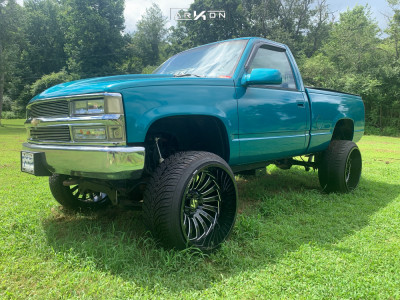 1 1992 K1500 Chevrolet Zone Suspension Lift 6in Arkon Off Road Alexander Black