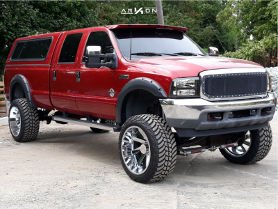 1 2001 F 350 Super Duty Ford Rough Country Suspension Lift 8in Arkon Off Road Lincoln Chrome