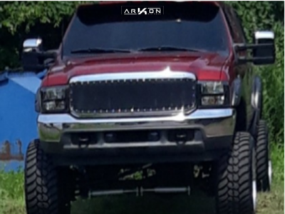 1 2001 F 350 Super Duty Ford Rough Country Suspension Lift 8in Arkon Off Road Lincoln Chrome