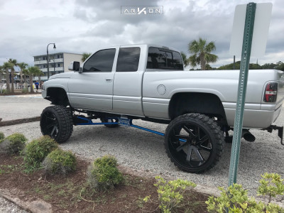 1 1998 Ram 1500 Dodge Custom Lifted 12in Arkon Off Road Lincoln Black