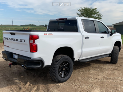 1 2019 Silverado 1500 Chevrolet Bds Suspension Lift 4in Arkon Off Road Lincoln Black