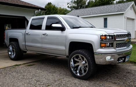 1 2014 Silverado 1500 Chevrolet Supreme Leveling Kit Arkon Off Road Lincoln Chrome