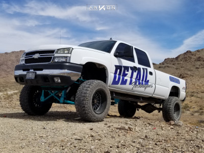 1 2007 Silverado 2500 Hd Classic Chevrolet Cognito Suspension Lift 10in Arkon Off Road Alexander Machined Black