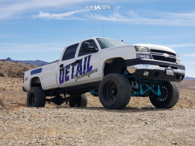 1 2007 Silverado 2500 Hd Classic Chevrolet Cognito Suspension Lift 10in Arkon Off Road Alexander Machined Black