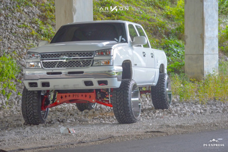 1 2007 Silverado 1500 Classic Chevrolet Full Throttle Suspension Lift 85in Arkon Off Road Lincoln Chrome