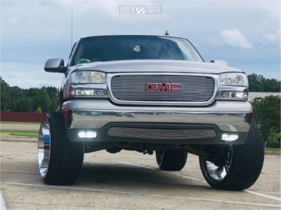 1 2005 Yukon Gmc 3 In Spindles 3 In Keys Suspension Lift 6in Arkon Off Road Lincoln Chrome