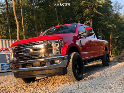 2019 Ford F-350 Super Duty - 20x10 -25mm - ARKON OFF-ROAD Lincoln - Stock Suspension - 295/65R20