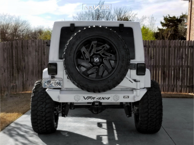 1 2017 Wrangler Jk Jeep Rubicon Express Super Flex Suspension Lift 7in Arkon Off Road Cleopatra Black